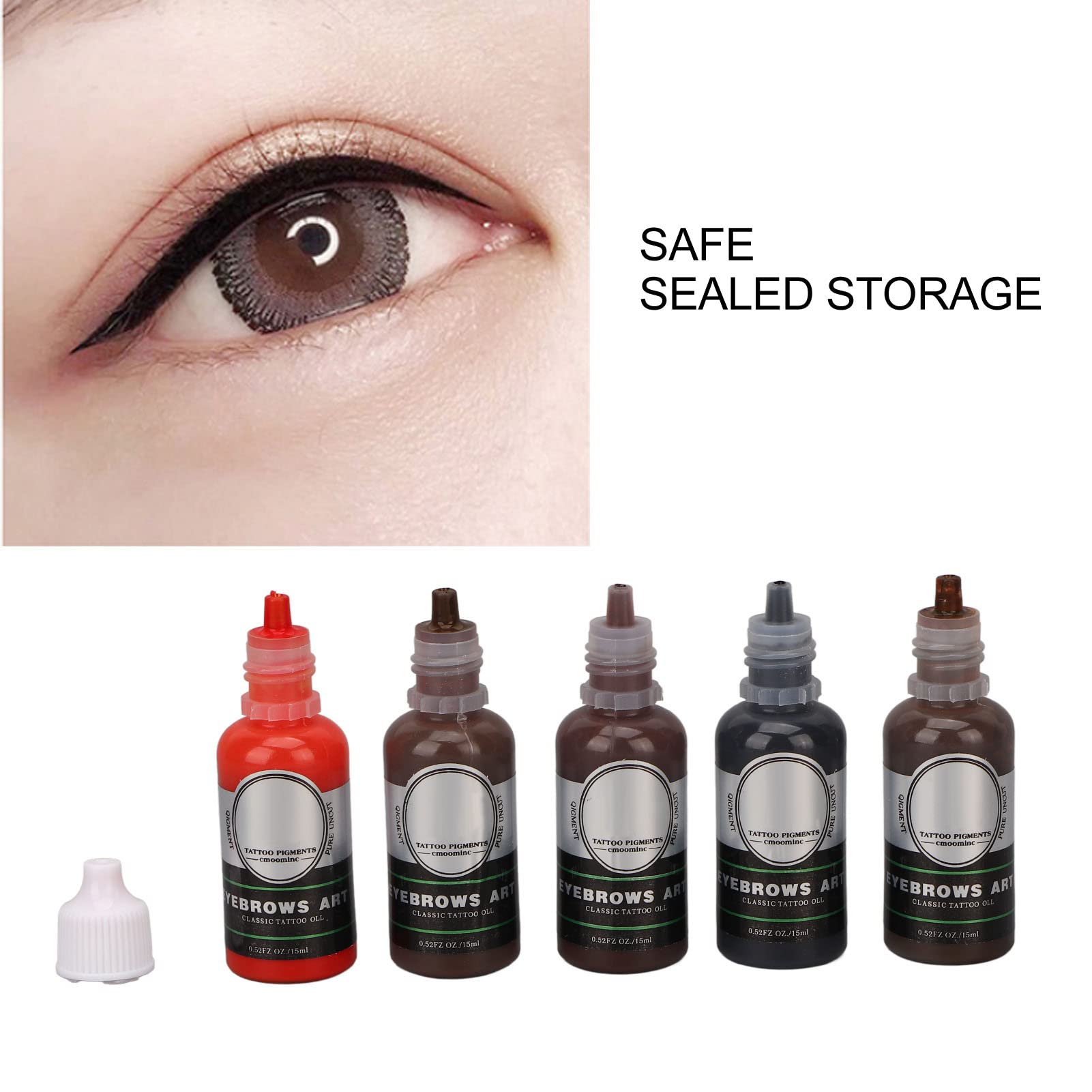 ◇【刺青・TATTOO・タトゥー】◇インク (5ｍｌ) 10色セット, image size:1601x1601