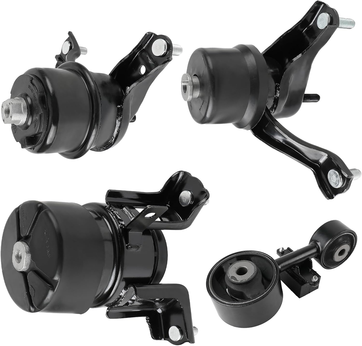 Pack of 4 Engine Motor and Trans Mounts A4207 A4211 A4274 A62009 Compatible with Camry 2.4L 2007 2008 2009 2010 2011 Engine Motor Mounts Set