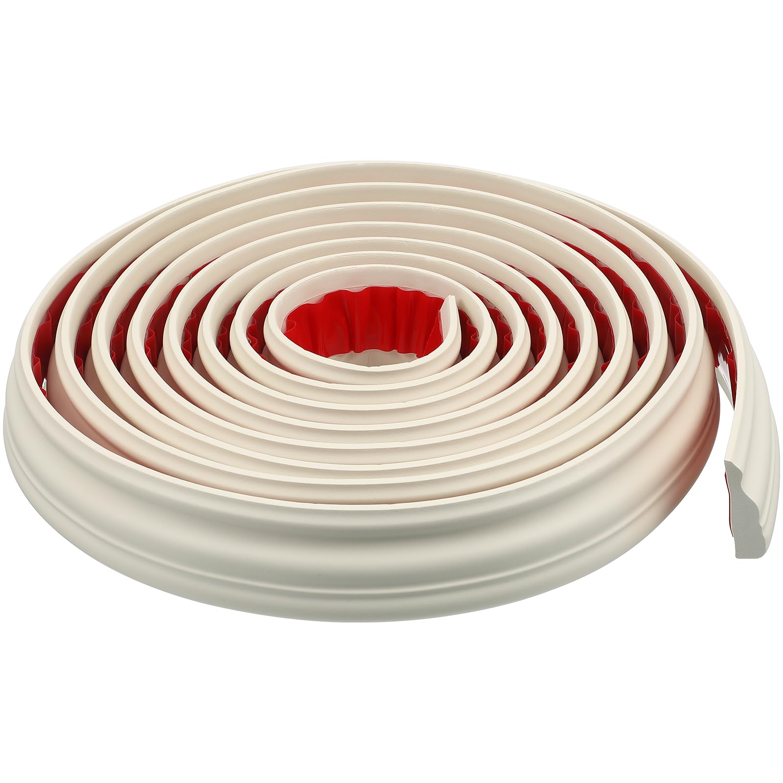 Moulure murale décorative autoadhésive NBR beige et bande de garniture