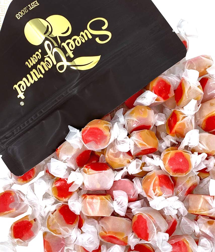 SweetGourmet Caramel Apple Kisses Candy Bulk Taffy