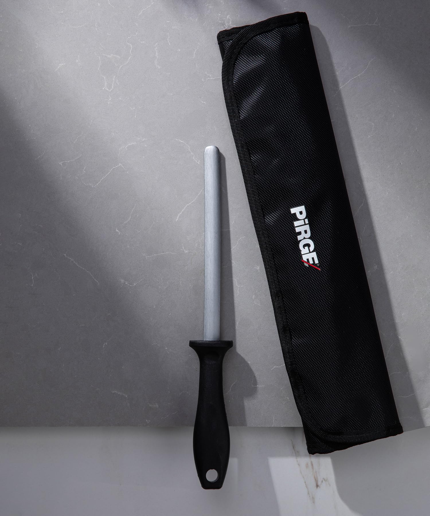 Pirge Gastro Set Coltelli 4 Pezzi con Borsa - Sistema Inserti Colorati HACCP - Acciaio Inox Pro - Set Chef Professionale Ultra-Affilato