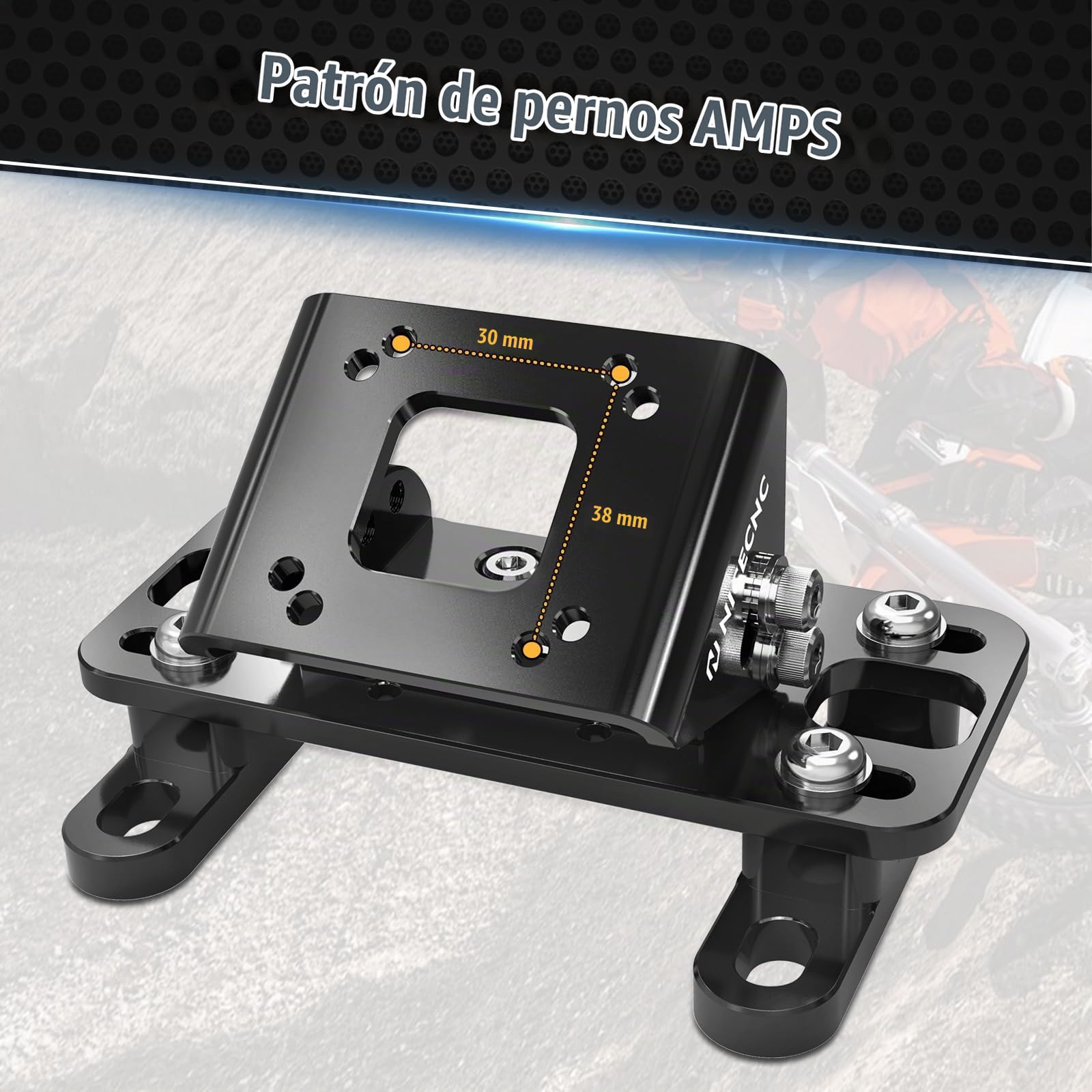 NICECNC Soporte Ajustable para GPS Compatible con 125-530 SX/SX-F/EXC/EXC TPI/EXC-F/XC/XC-F/XC-W/XC-W TPI/XCF-W 2004-2024, Ver Ajuste