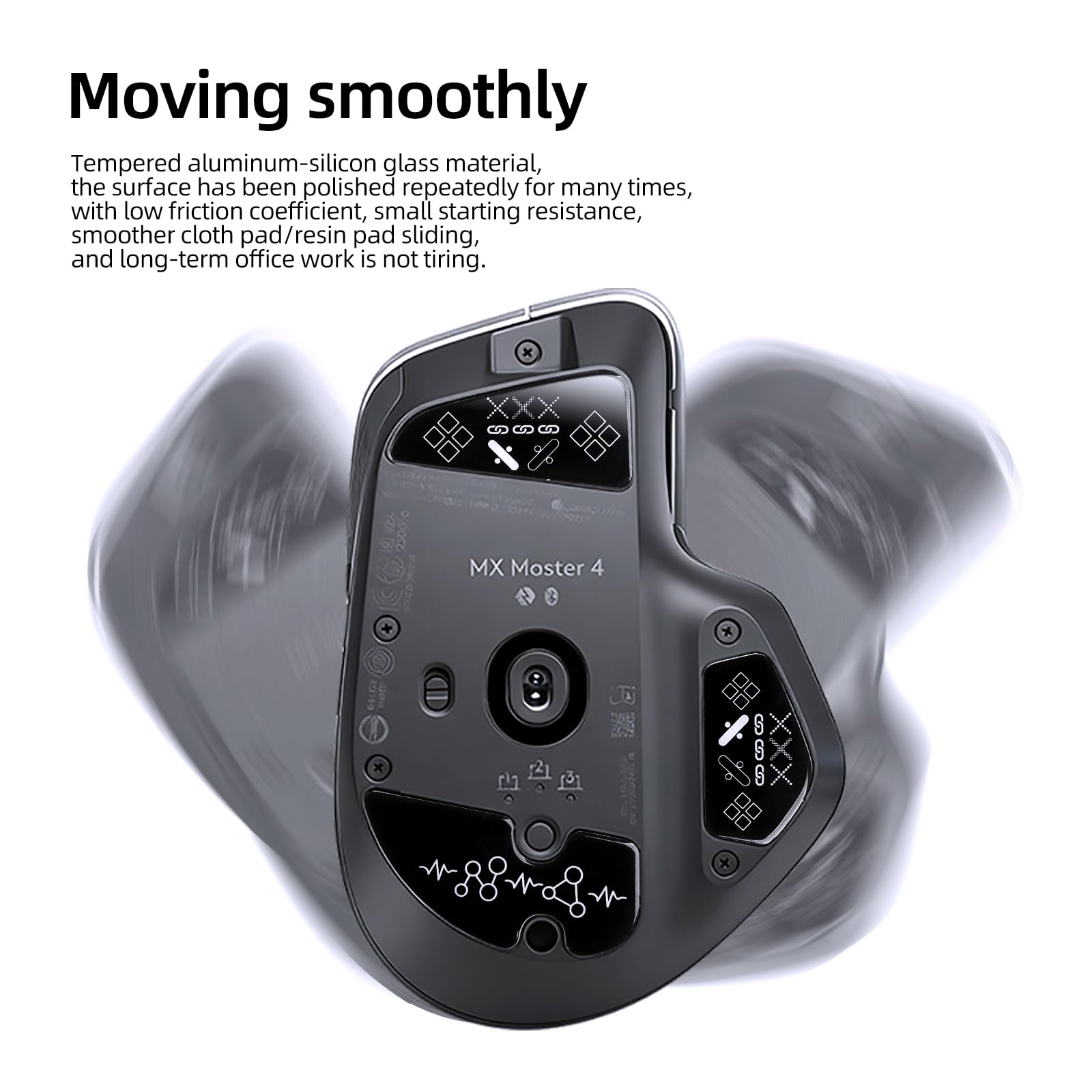 Amazon.co.jp: immoenuc 強化ガラスマウススケート Logitech MX Master
