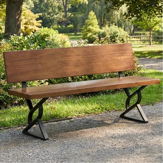 Amazon.com: HEONITURE 16 Inch Metal Bench Legs,Backrest Bracket Set of ...