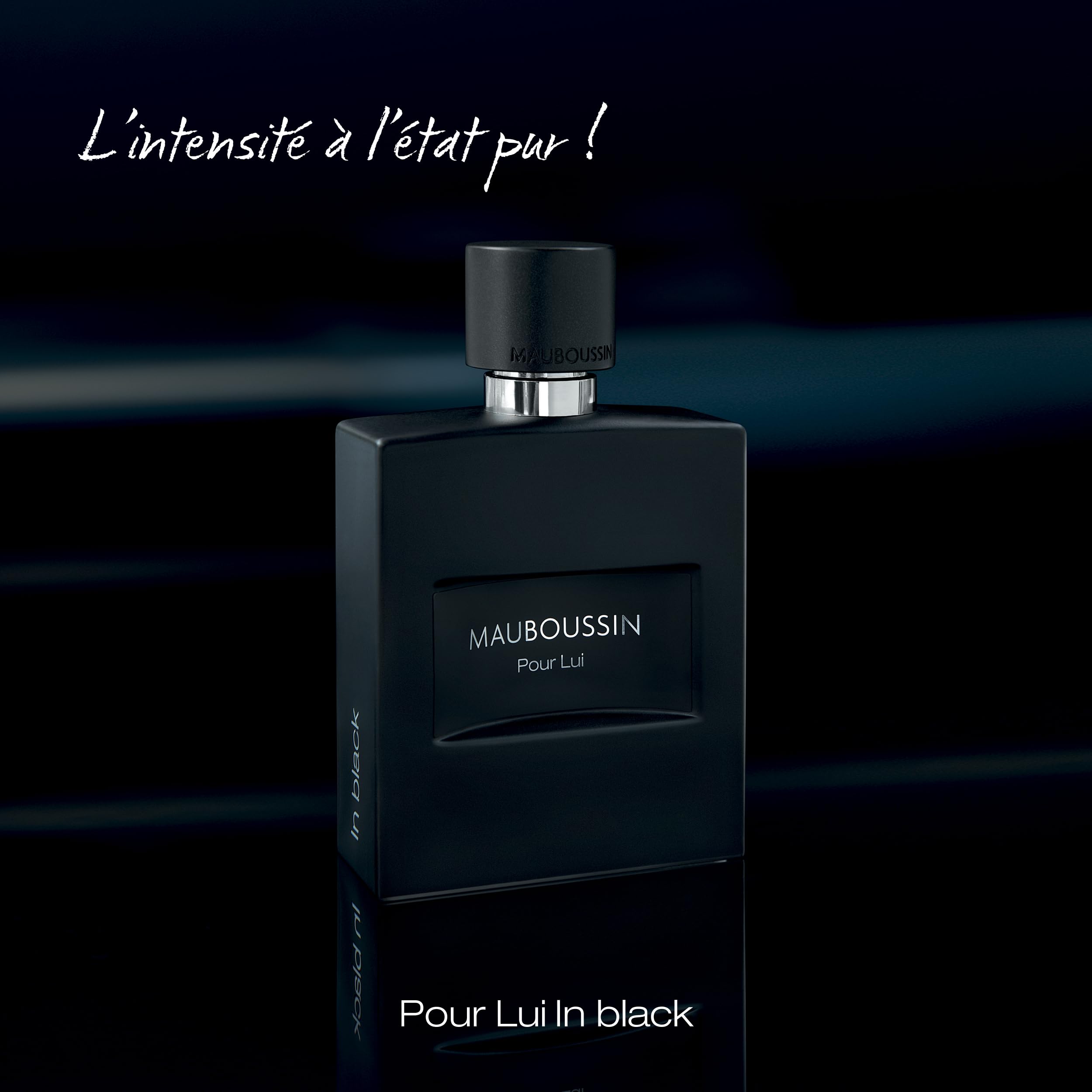 Mauboussin - Pour Lui In Black 100ml + 20ml (Travel Spray) - Eau de Parfum Homme - Senteur Boisée & Orientale