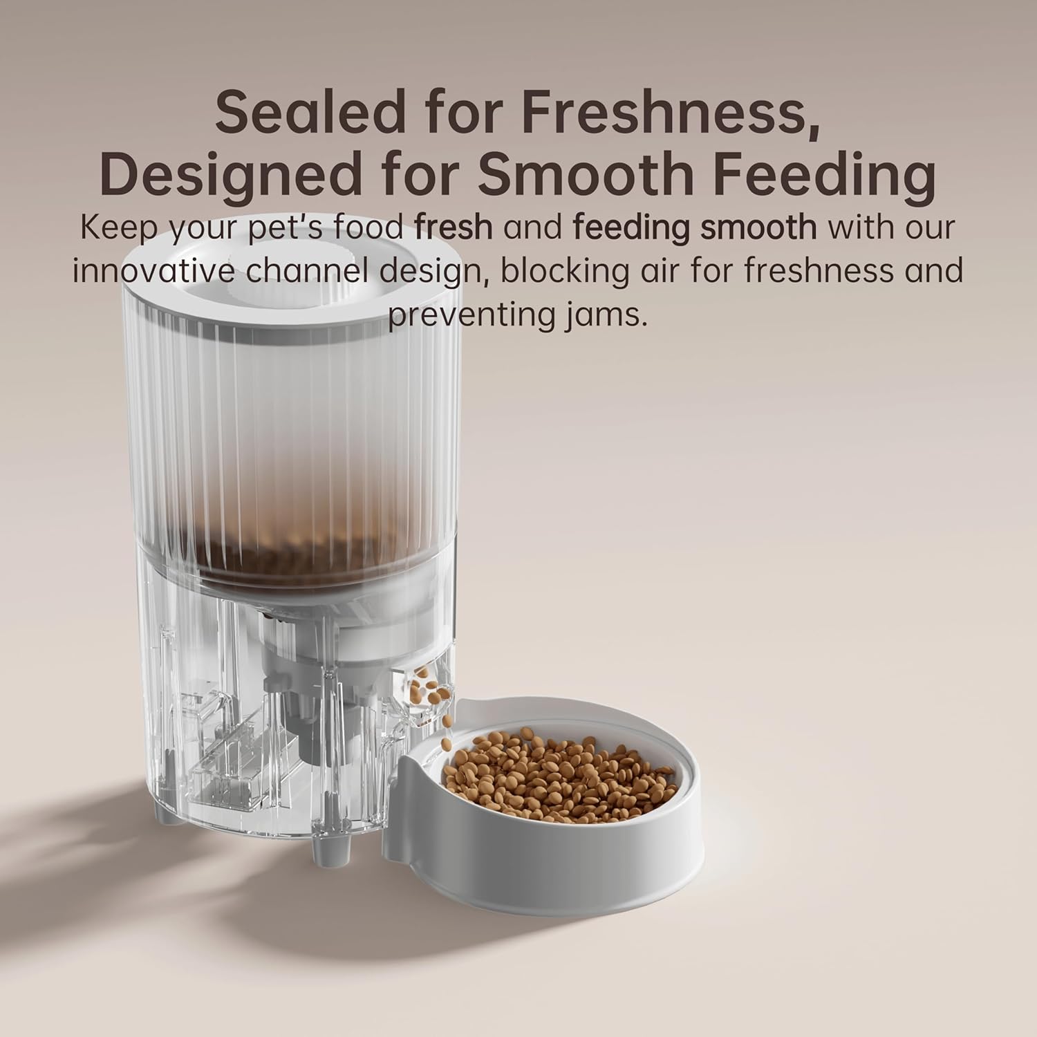 Smartphone screen showing the Smart Life app interface for the pet feeder.