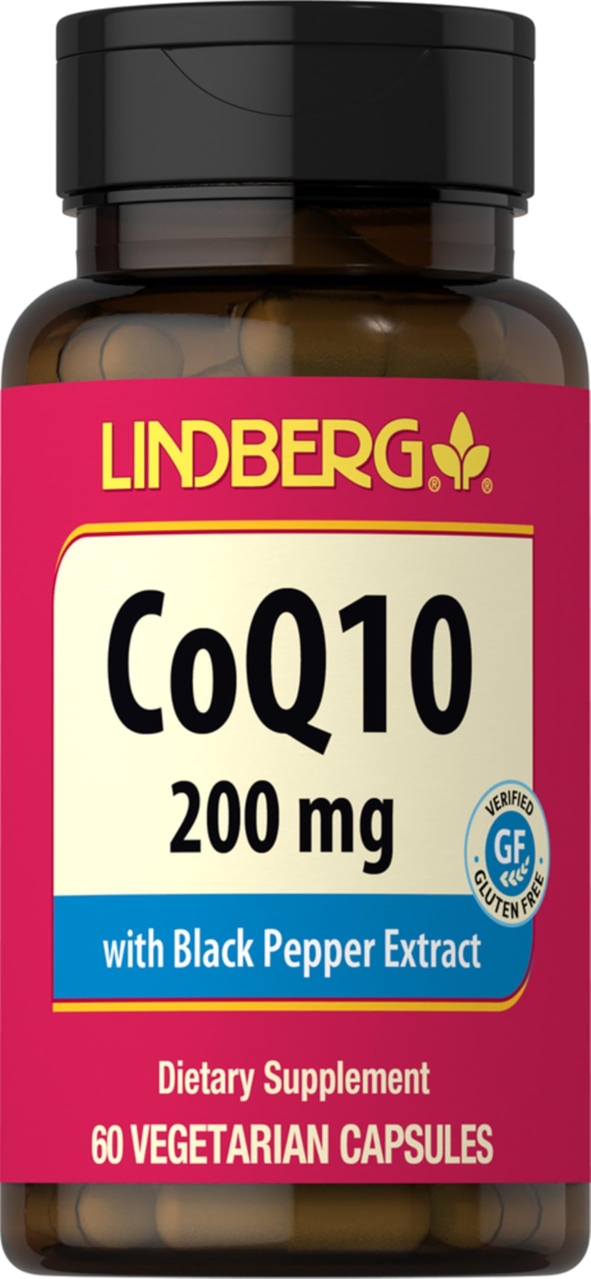 Lindberg CoQ10 200mg | 60 Capsules | Coenzyme Q10 Supplement