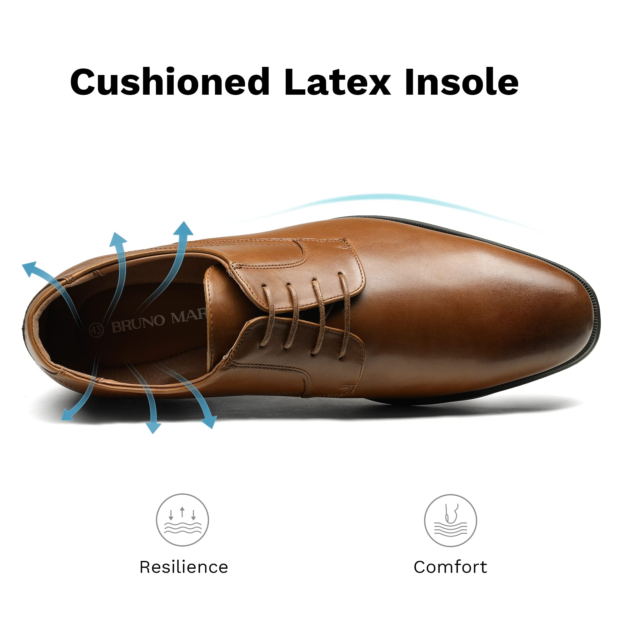 Bruno Marc Chaussure Homme Ville Costume Mariage Buteau | Chaussure Oxford habillées pour Hommes Chaussures Homme Ville Costume Mariage Buteau chaussure homme cuir