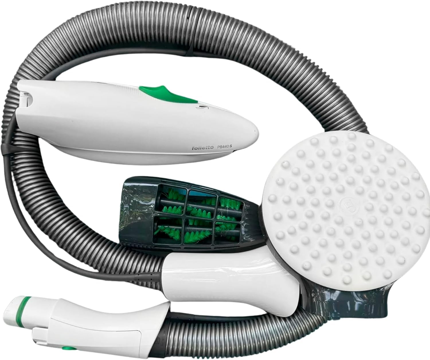 PICCHIO VORWERK FOLLETTO PB440 Rigenerato Come Nuovo – Inclusi Battimaterasso MR440 e Lavamaterasso MP440 – Accessorio per Pulizia di Imbottiti e Tessuti – Divani, Poltrone, Sedie e Interni Auto