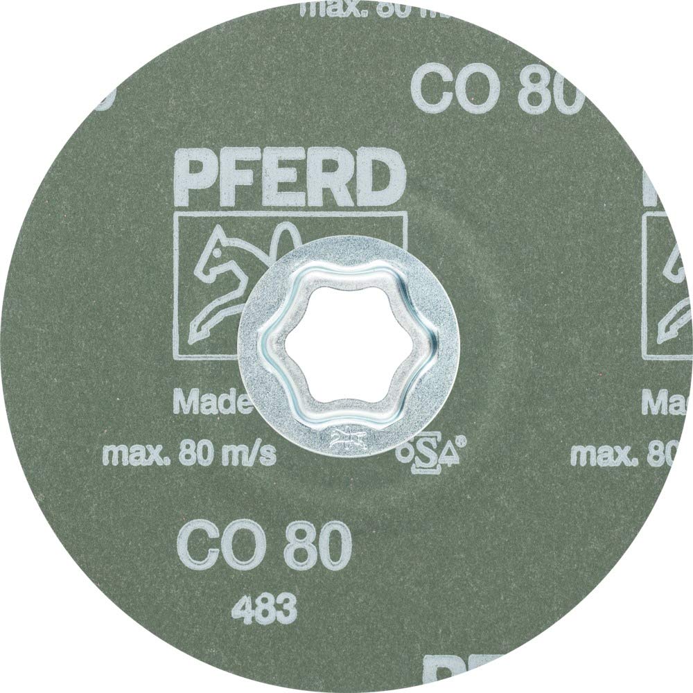 25 x PFERD COMBICLICK Fiberscheiben CC-FS 125 CO 80| Art.: 64192108