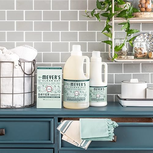 Miniatura 5 de MRS. MEYER'S CLEAN DAY Hojas para secadora, suavizante de telas, reduce la estática, infundida con aceites esenciales, madera de abedul, 80 unidades