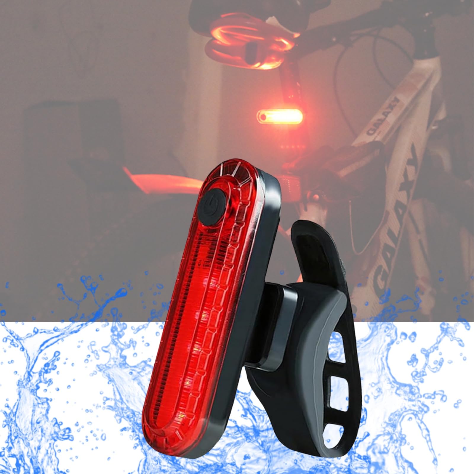 LUCE Targa Lightech Set Luci LED Per Bicicletta, Anteriore E Posteriore, USB Ricaricabile, Impermeabile, 500 Lumen, Con Modalità Flash Luci Bici LED Ricaricabili LUCE Targa Lightech Set Luci LED Per Bicicletta, Anteriore E Posteriore, USB Ricaricabile, Impermeabile, 500 Lumen, Con Modalità Flash Luci Bici LED Ricaricabili