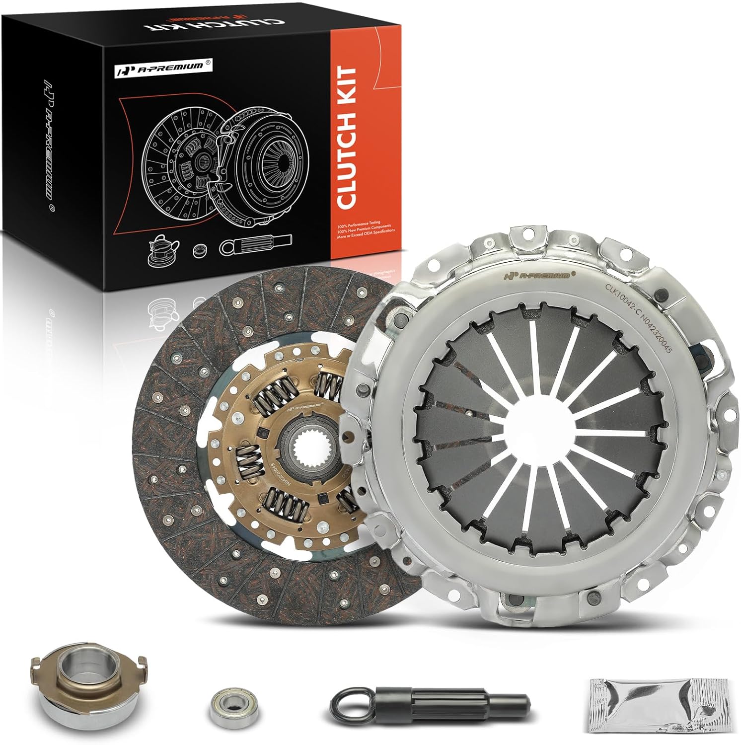 A-Premium Transmission Clutch Kit Set Compatible with Mazda B2600 1989-1993, MPV 1989-1991, 2.6L 3.0L