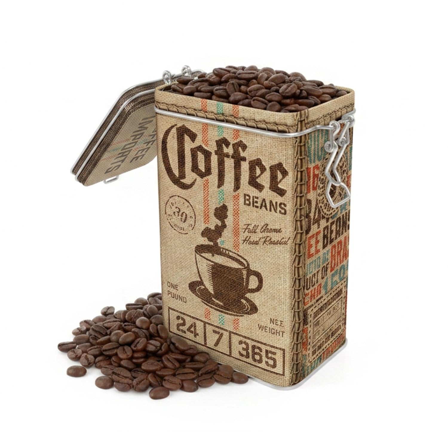 Amazon.com: Nostalgic-Art Retro coffee tin box, 44 oz, Coffee Sack