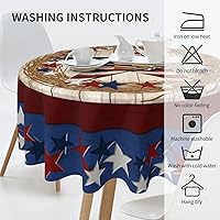 Vista 55 de YETTA YANG Paño de Mesa Redondo de Dulce de Chupachups Gótico en Negro y Blanco de 60 Pulgadas, Cubierta de Mesa Decorativa de Tela para Mesas