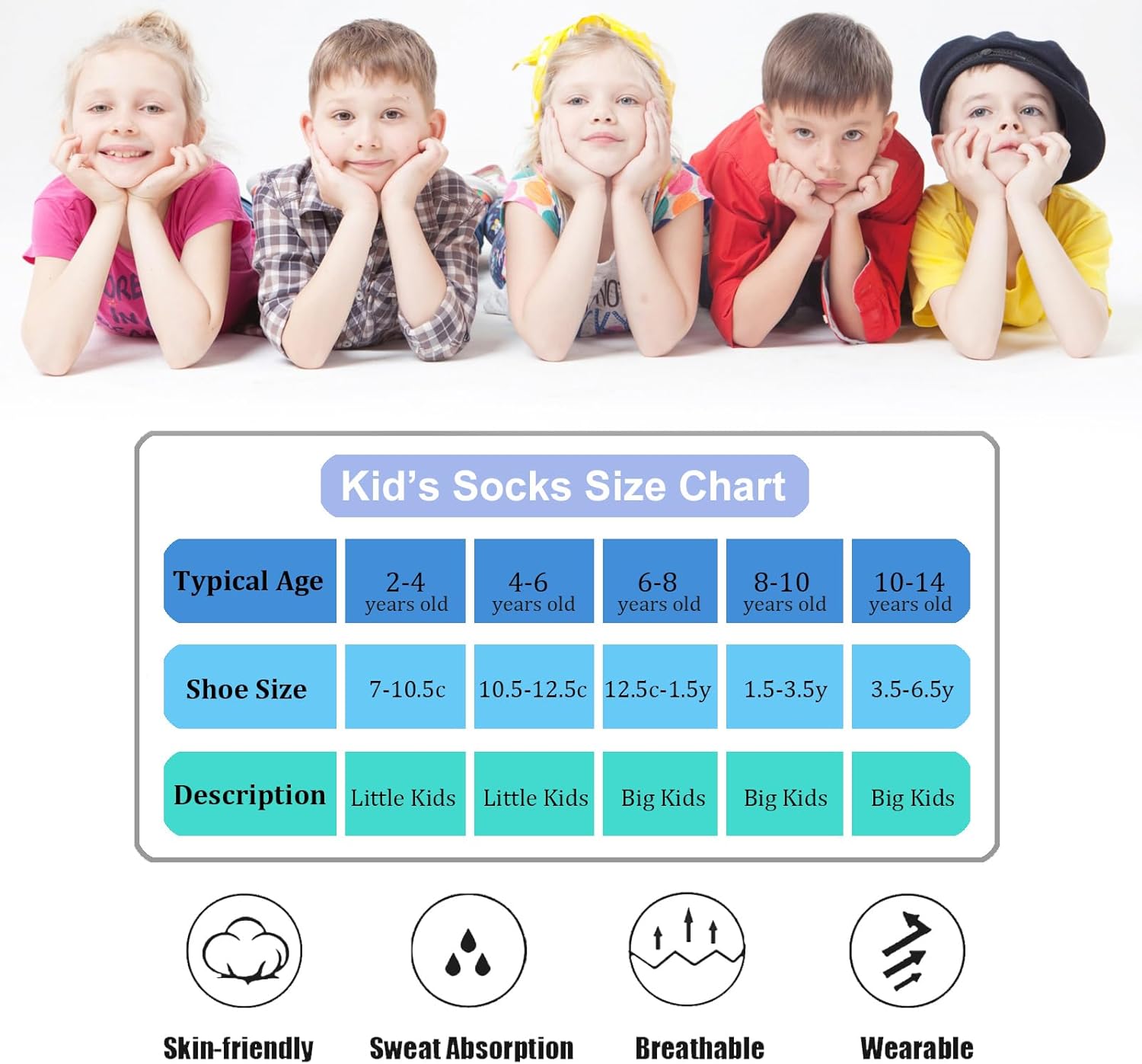 24 Pairs Girls Socks Ankle Athletic Running Low Cut Sports Socks for Girls Boys - Image 2