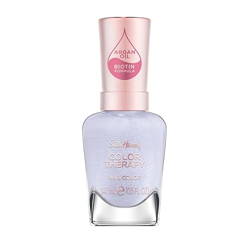 Miniatura 144 de Sally Hansen Nail Treatment Color Therapy Base Coat Infundido con aceite de argán Uñas saludables de larga duración, fortalecimiento y nutrición