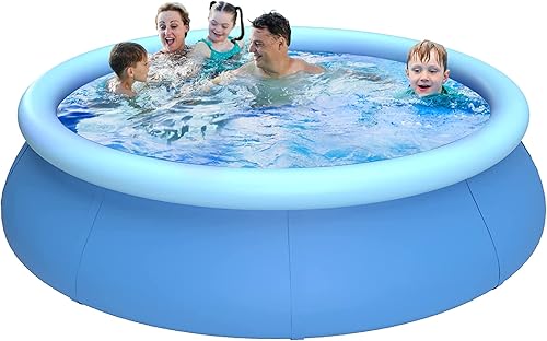 Miniatura 7 de Piscina inflable, piscina para adultos, piscina inflable con anillo superior, piscina inflable para niños, piscinas familiares para patio trasero,