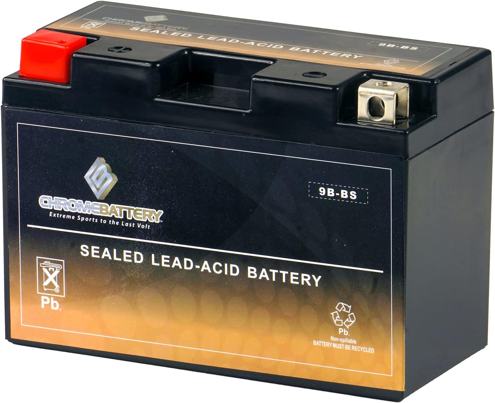 YT9B-BS Replacement Rechargeable Powersport Battery