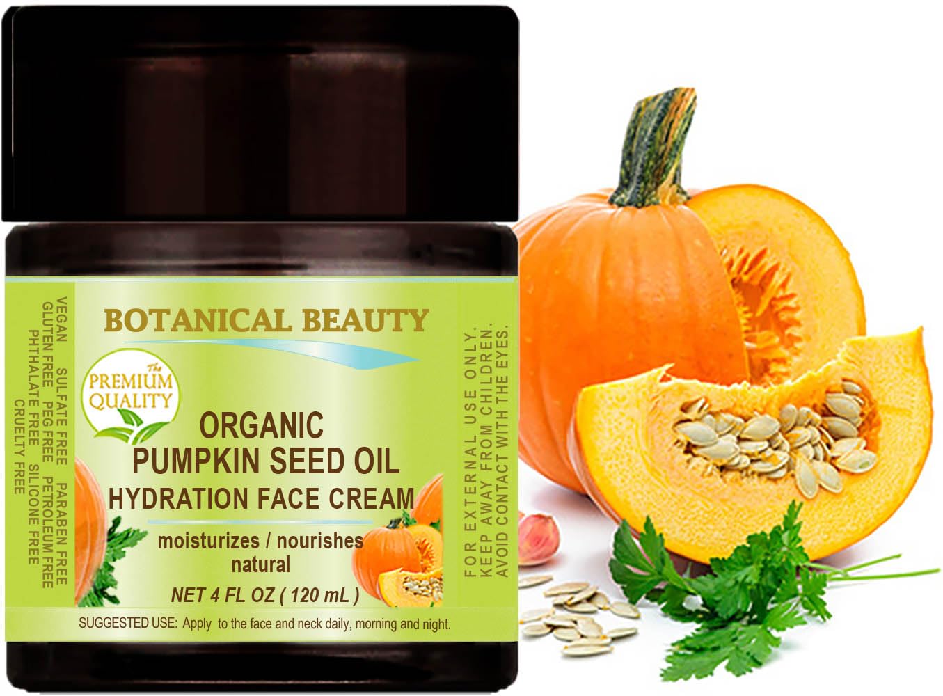 Amazon.com: ORGANIC PUMPKIN SEED OIL HYDRATION FACE CREAM. For