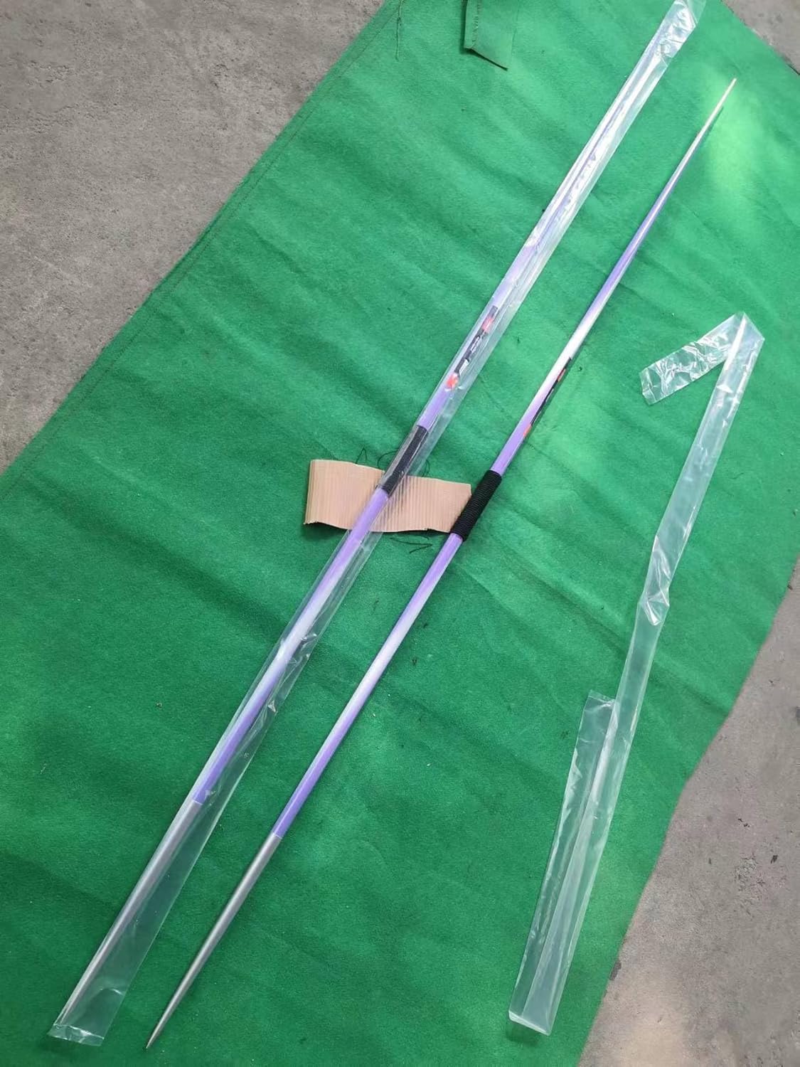 Womens 600 Gram Javelin Rated up to 65M Purple and White Track&Field WA Certified javelins