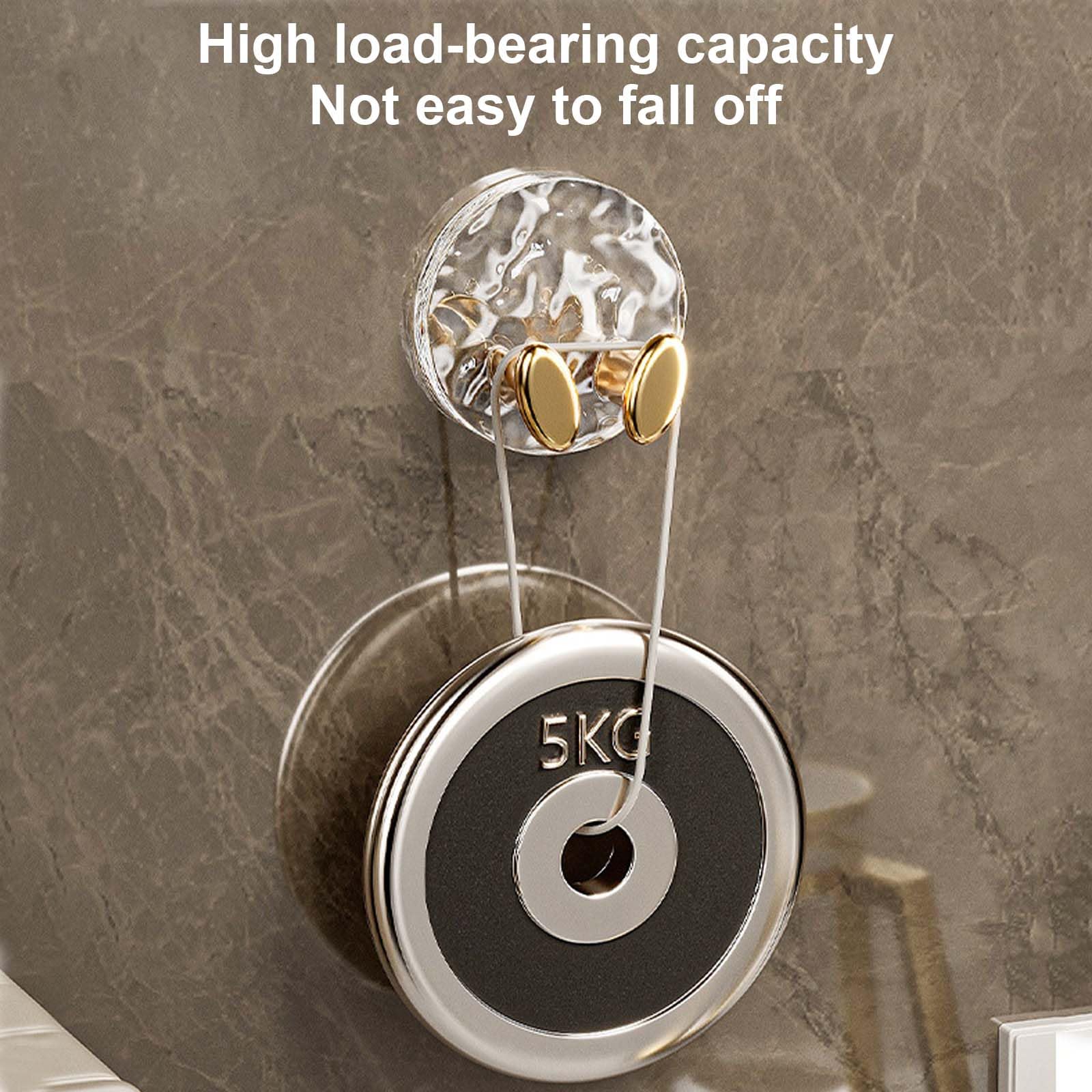 8 Pièces Crochet Adhésif,Supports De Prise Autocollants Sans Perçage,Crochet Adhésif Porte Manteau Enfant Pour La Chambre Cuisine Salle De Bains, Le Bureau Et Les Prises (Or+Argent