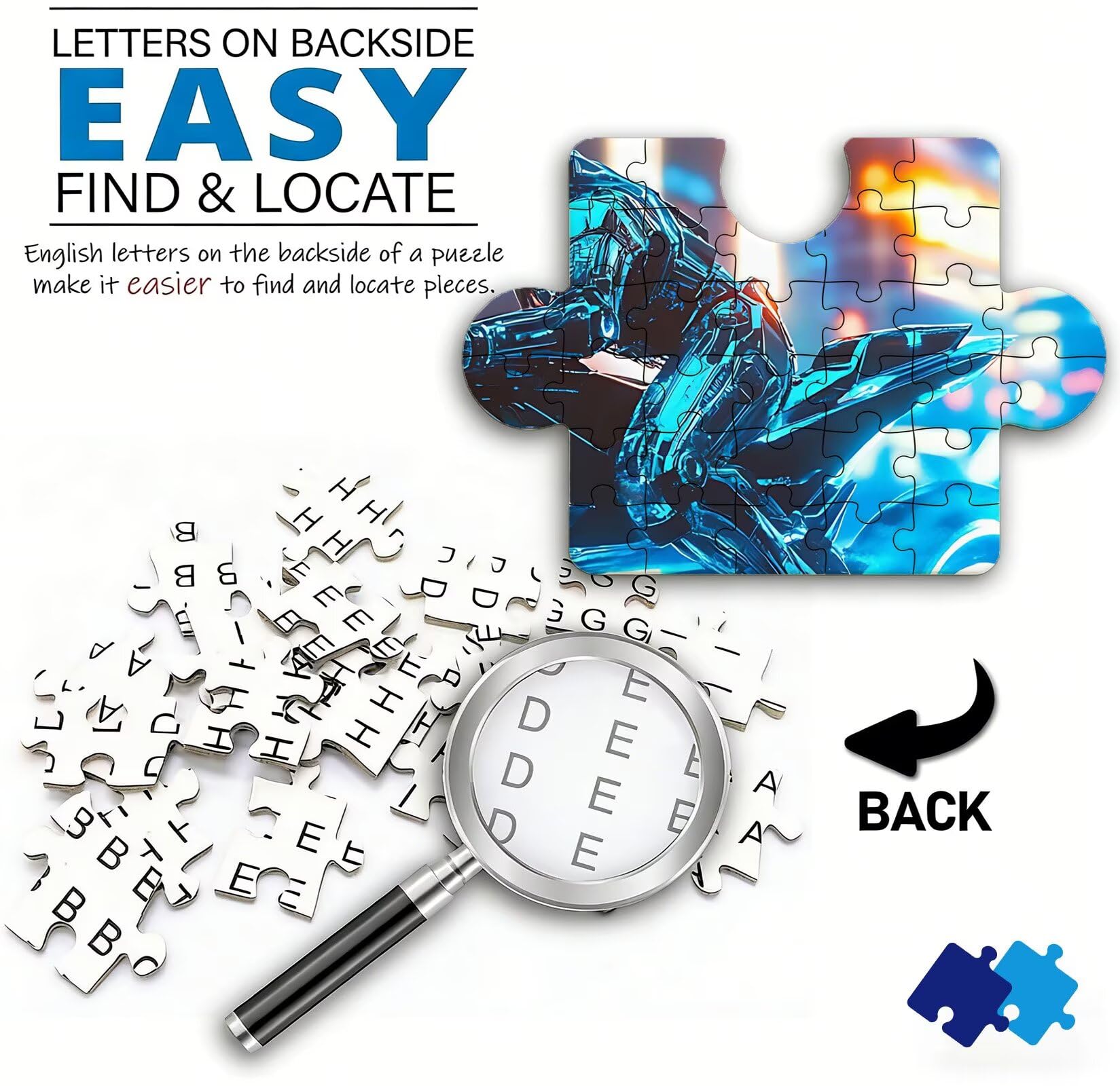 Puzzle 2000 elementów, drewniane puzzle dla dorosłych, auto, fantazyjne, klasyczne puzzle 99,5 x 70,5 cm, gra rodzinna, redukcja stresu, gra myśląca, dla miłośników puzzli, W0-39