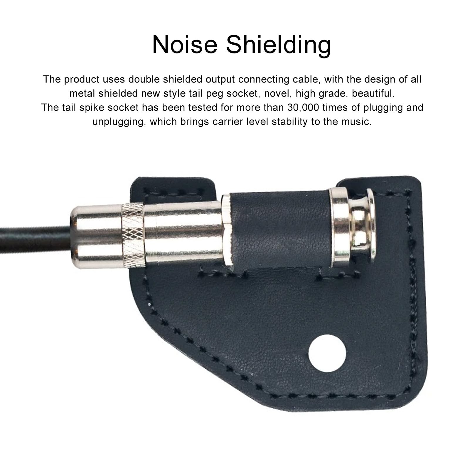 Walfront Wireless Akustischer Gitarren-Tippup Wiederaufladbar Eingebaute Bluetooths-Mikrofon für Akustikgitarren-Soundhole-Tonabnehmer Aktive Vibration