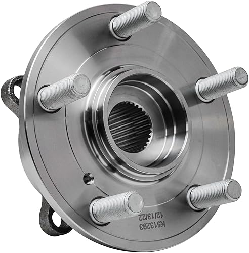 Miniatura 507 de Detroit Axle - Kit de cubos de rodamiento de rueda delantera de 6 piezas para Dodge Dart 2013-2016, Chrysler 200 2015-2017, 2 cojinetes de rueda