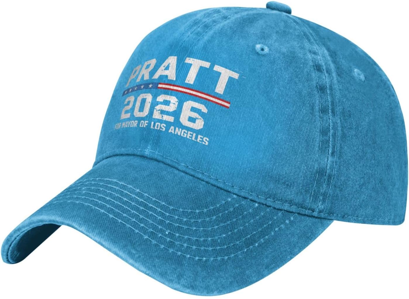 Pratt for Mayor of Los Angeles 2026 hat Election Retro Cotton Cap
