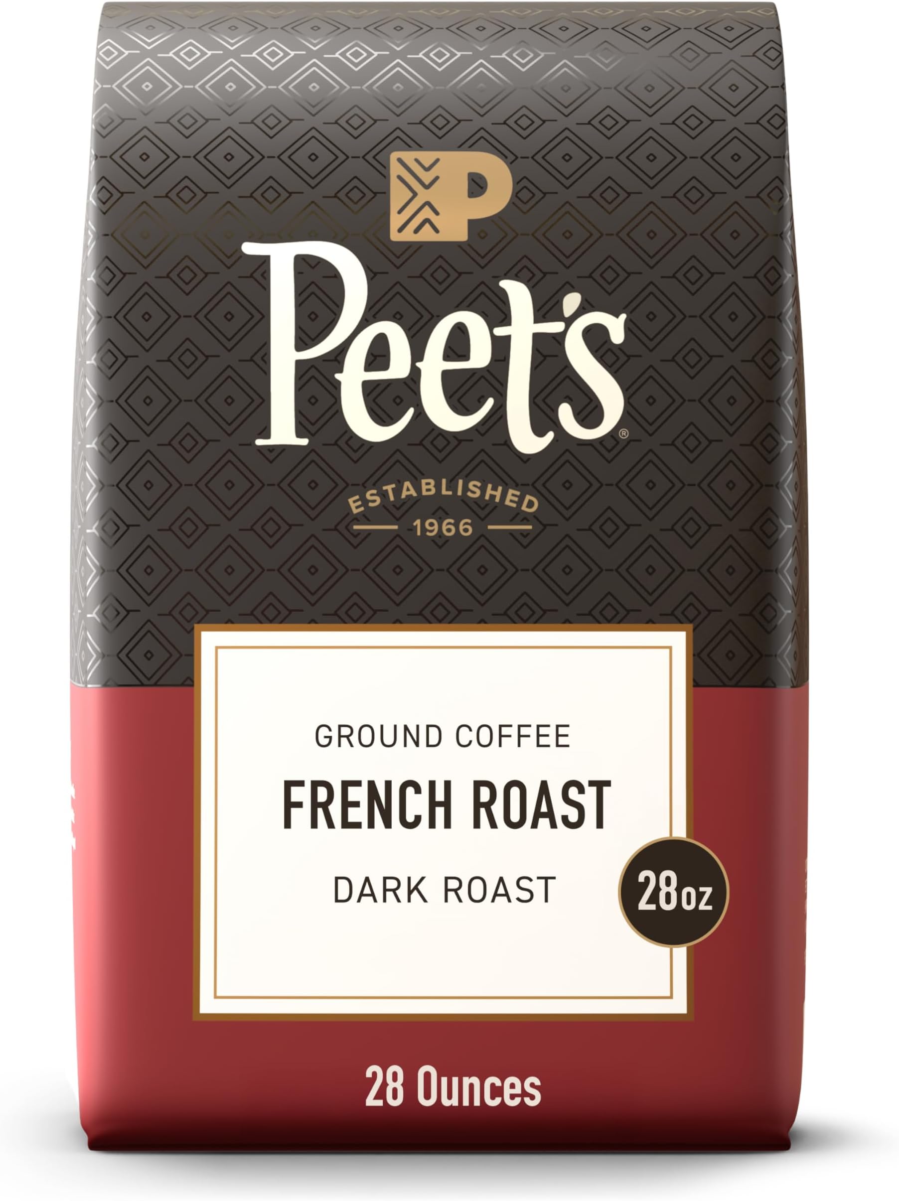 - Dark Roast Ground Coffee, 100% Arabica Coffee - French Roast 28 Ounce Bag
