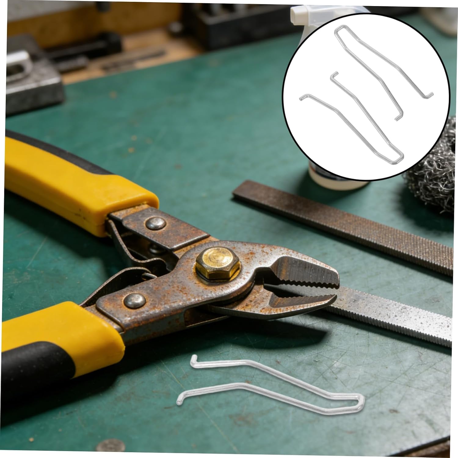 Operitacx Stainless Steel Pedicure Plier Spring Replacement 4pcs, Sturdy Nail Clipper Spring for Manicure and Toenail Cutter Accessories, Footcare Tool Repair Parts