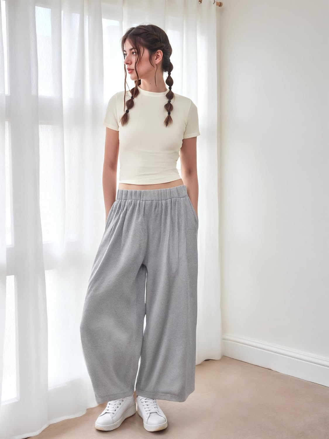 CIDER Womens Short Sleeve Shirts Summer Crop Tops Crewneck T Shirt Basic Baby Tees Going Out Tops Slim Fit Y2K Clothes - Image 3