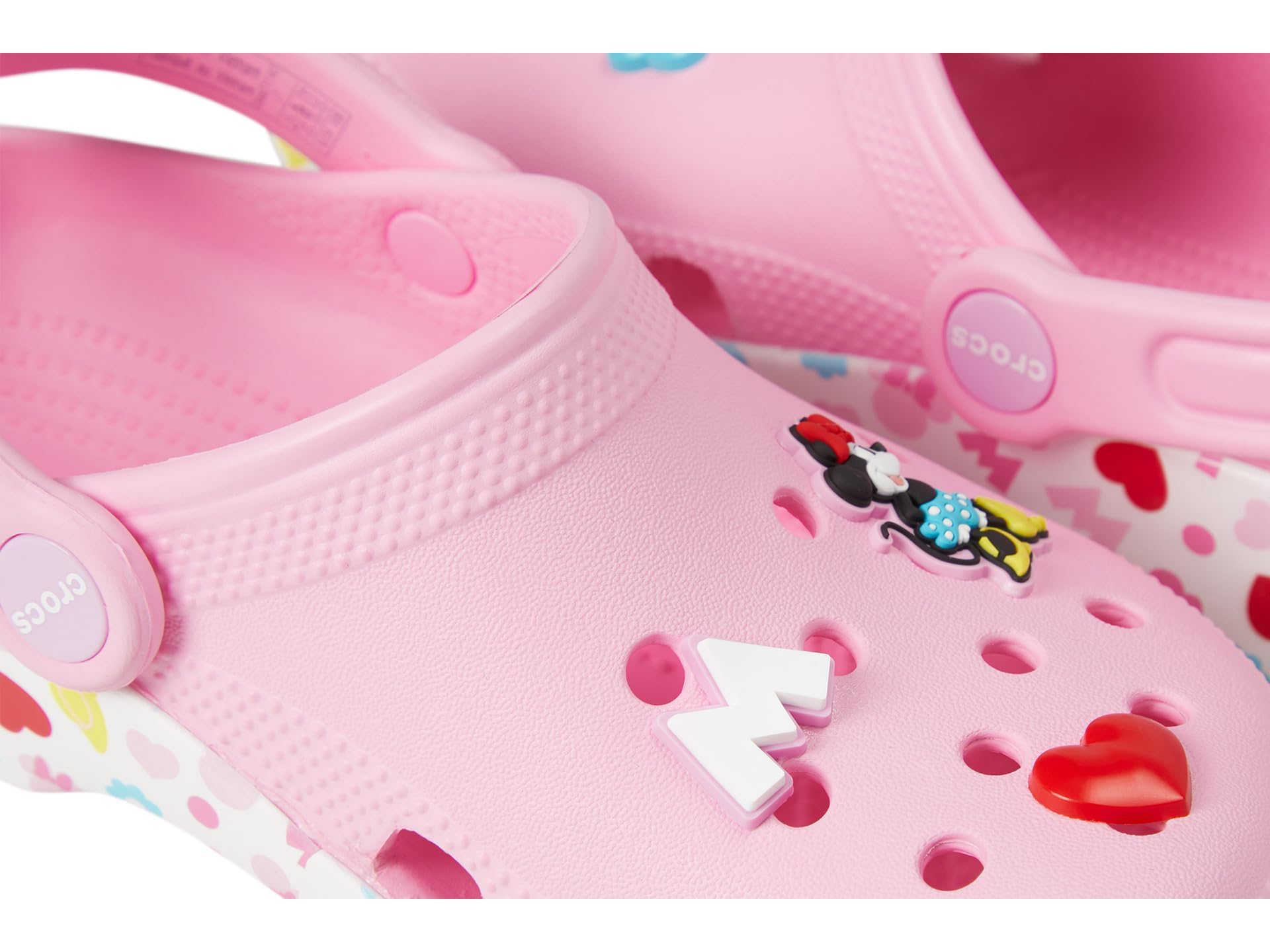Crocs Mickey Friends Minnie Classic Clog K, Zoccoli Unisex - Bambini e Ragazzi