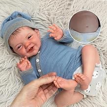 Zero Pam Lifelike Reborn Baby Dolls Boy 20 inch Realistic Baby Doll Soft Silicone Vinyl Full Body Real Looking Reborn Doll Eyes Open wiht Hair for Kids Aged 3+with Bottle & Pacifier Country