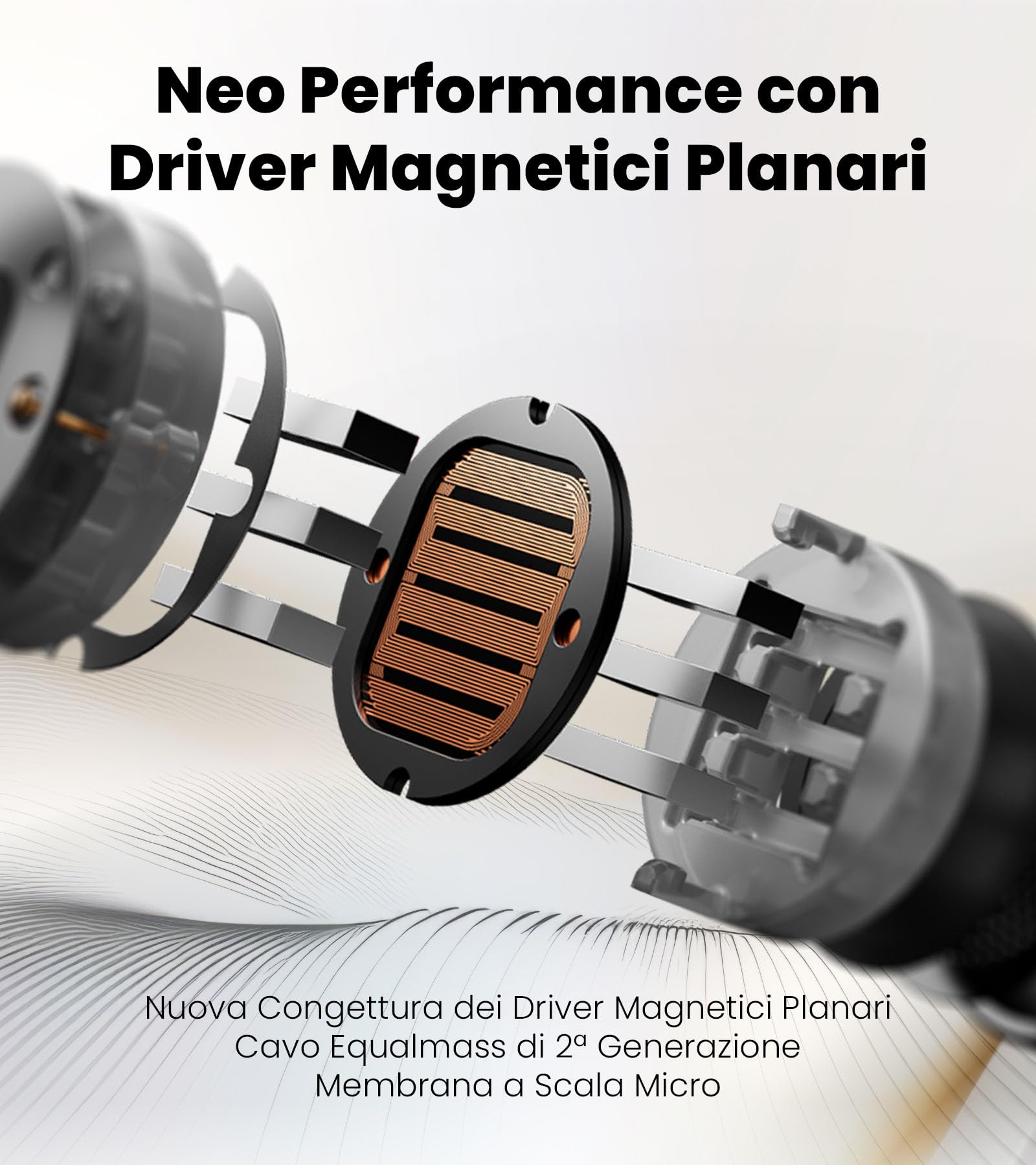 NeoBuds Planar Bluetooth Earphones 5.4 - ANC Hi-Res Audio - Dettaglio