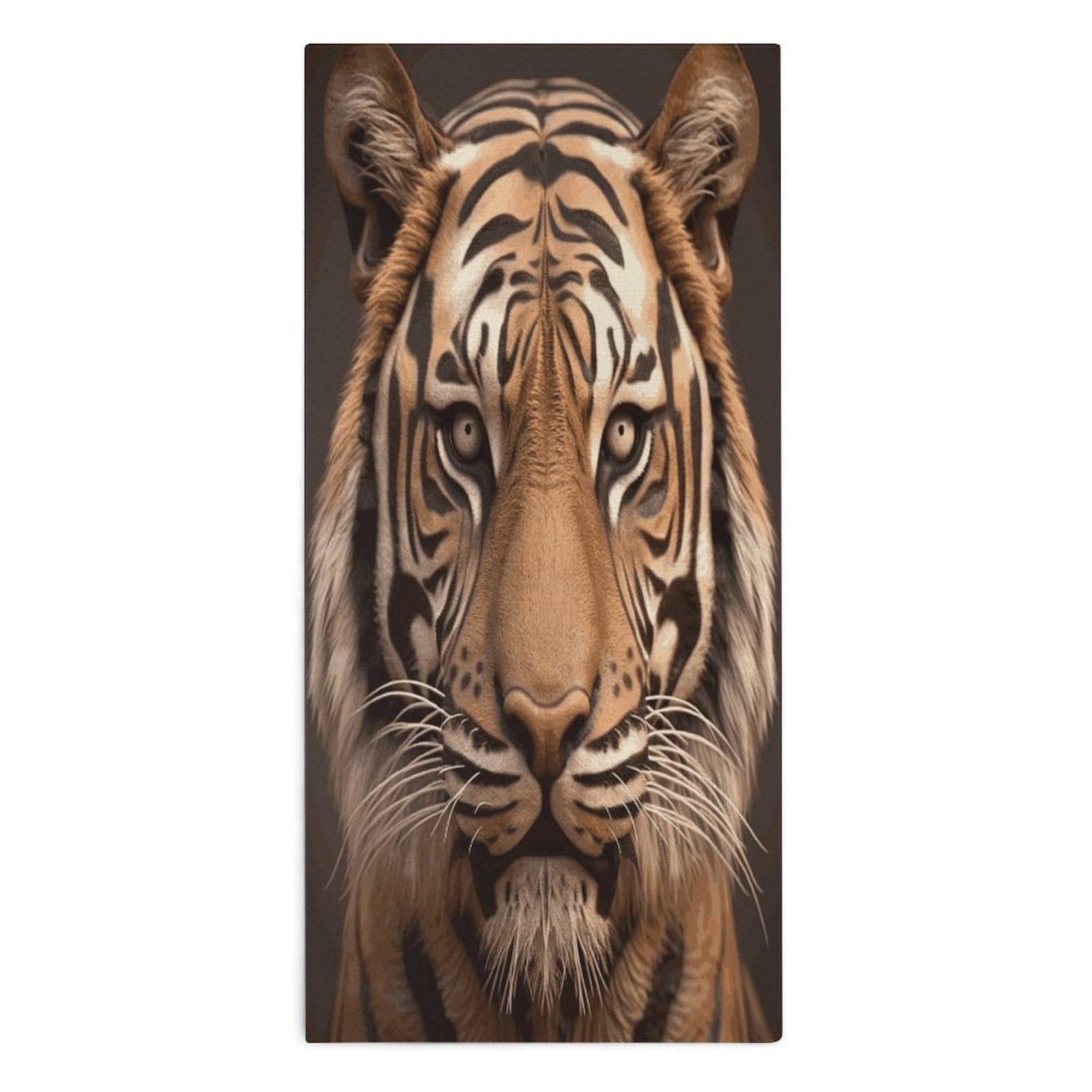 Btcowzrv Style 3D Tiger Head Bath Towel Beach Towels Shower Towel