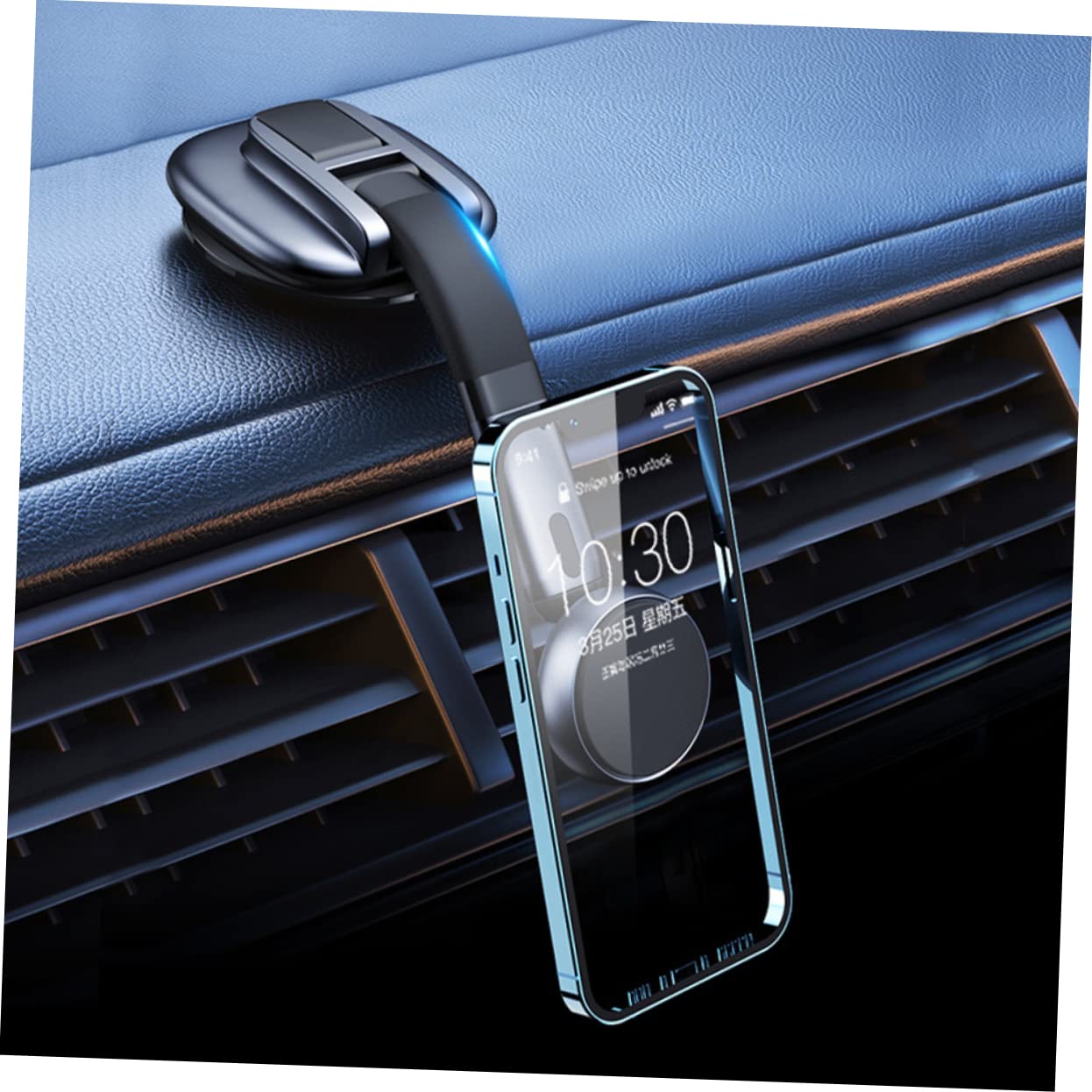 Gatuida 2pezzi Magnetico per Smartphone Auto Base e Girevole per e Chiamate Compatibile Tutti Telefono