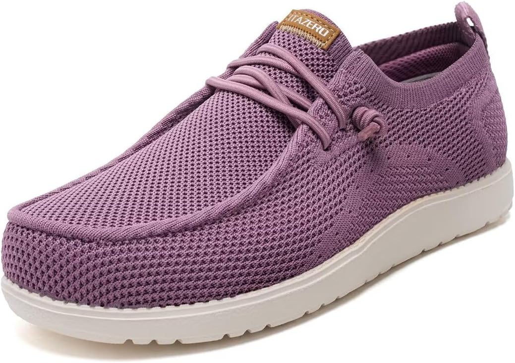 ITAZERO Women's Wide Width Walking Shoes Slip-On Loafers with Arch Support Diabetic-Orthopedic Comfort Shoes for Swollen Feet for Plantar Fasciitis - Image 3