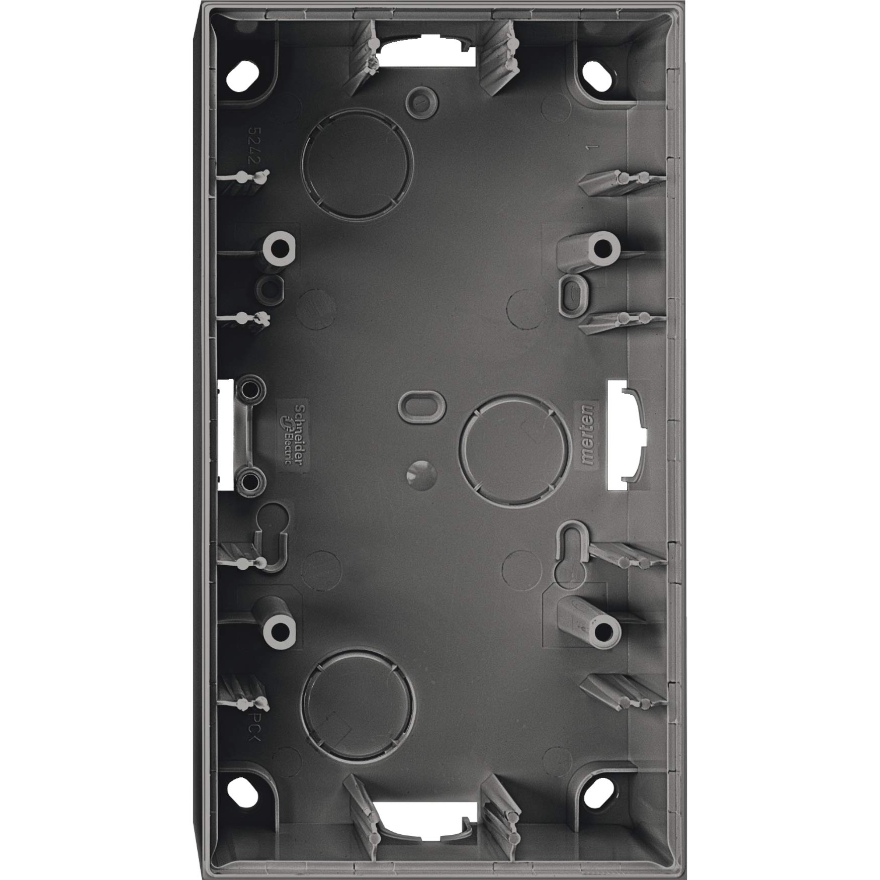 Caisse surface 2 éléments ppm PME 51 20 Elegance anthracite pour appareillage
