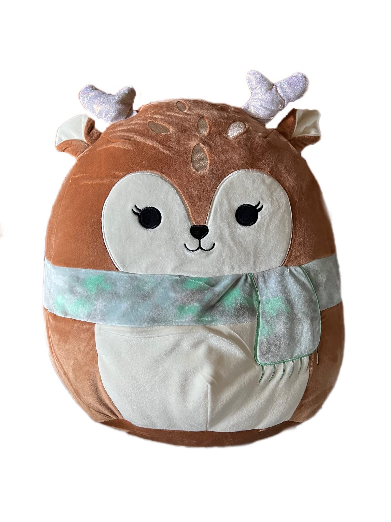 Squishmallows New 16" Dawn The Fawn - Official Kellytoy 2022 Christmas Plush - Cute and Soft Reindeer Stuffed Animal - Great for Kids (16 inch)