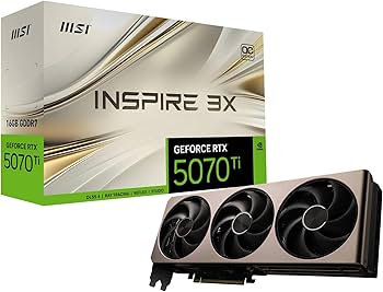 Amazon | MSI GeForce RTX 5070 Ti 16G INSPIRE 3X OC