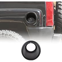 Fuel Filler Neck Bezel Cover Trim for Hummer H3 2005-2009 Accessories Fuel Filler Pipe Housing Cover Gasoline Gas Tank Cover Trim Fuel Door Lid Bezel Cap Trim Molding Protector ABS Matt Black