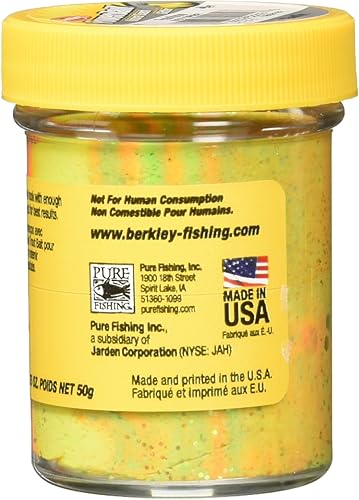 Vista 11 de Berkley PowerBait Natural Glitter Trout Fishing Dough Bait Chartreuse