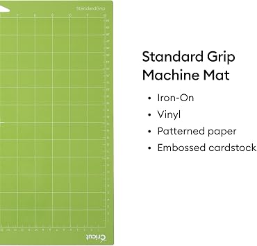 Cricut StandardGrip Adhesive Cutting Mat (12in x12in) - 3 Pack, Green | For Cricut Explore Air 2/Cricut Maker