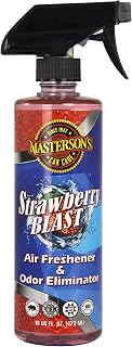 Masterson's Car Care MCC_120_16 Strawberry Blast Air Freshener - Premium Sprayable Scent For Cars, Trucks, RVs, Restroom Hotels, Home, and Office - Removed Pet, Smoke, Food Odors (16 oz)