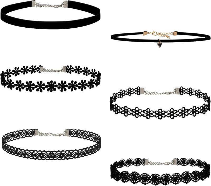 Choker Necklace for Women, Choker Necklaces for Woman, Black Choker, Chokers for Women