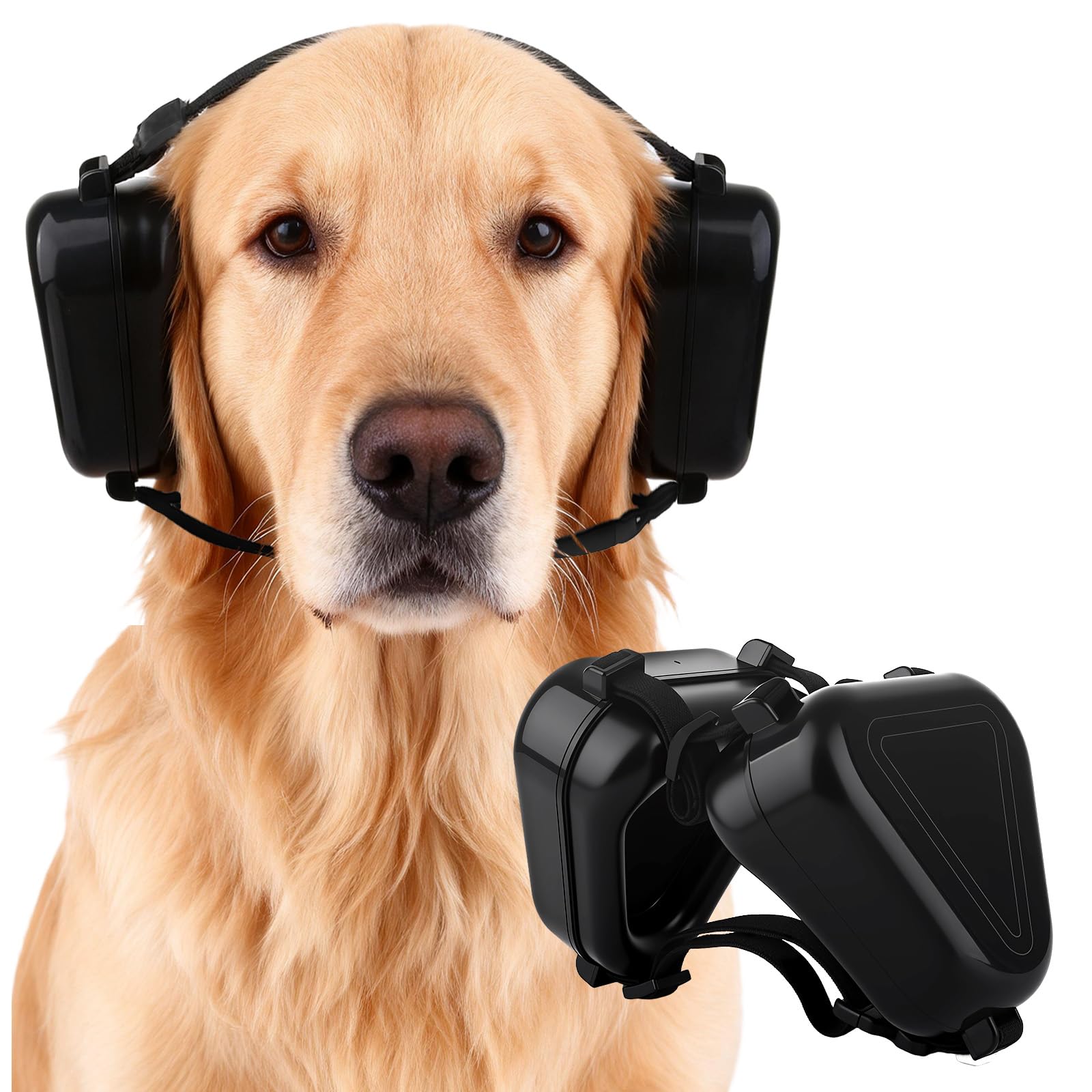 Casque antibruit pour chiens anxieux et réglable