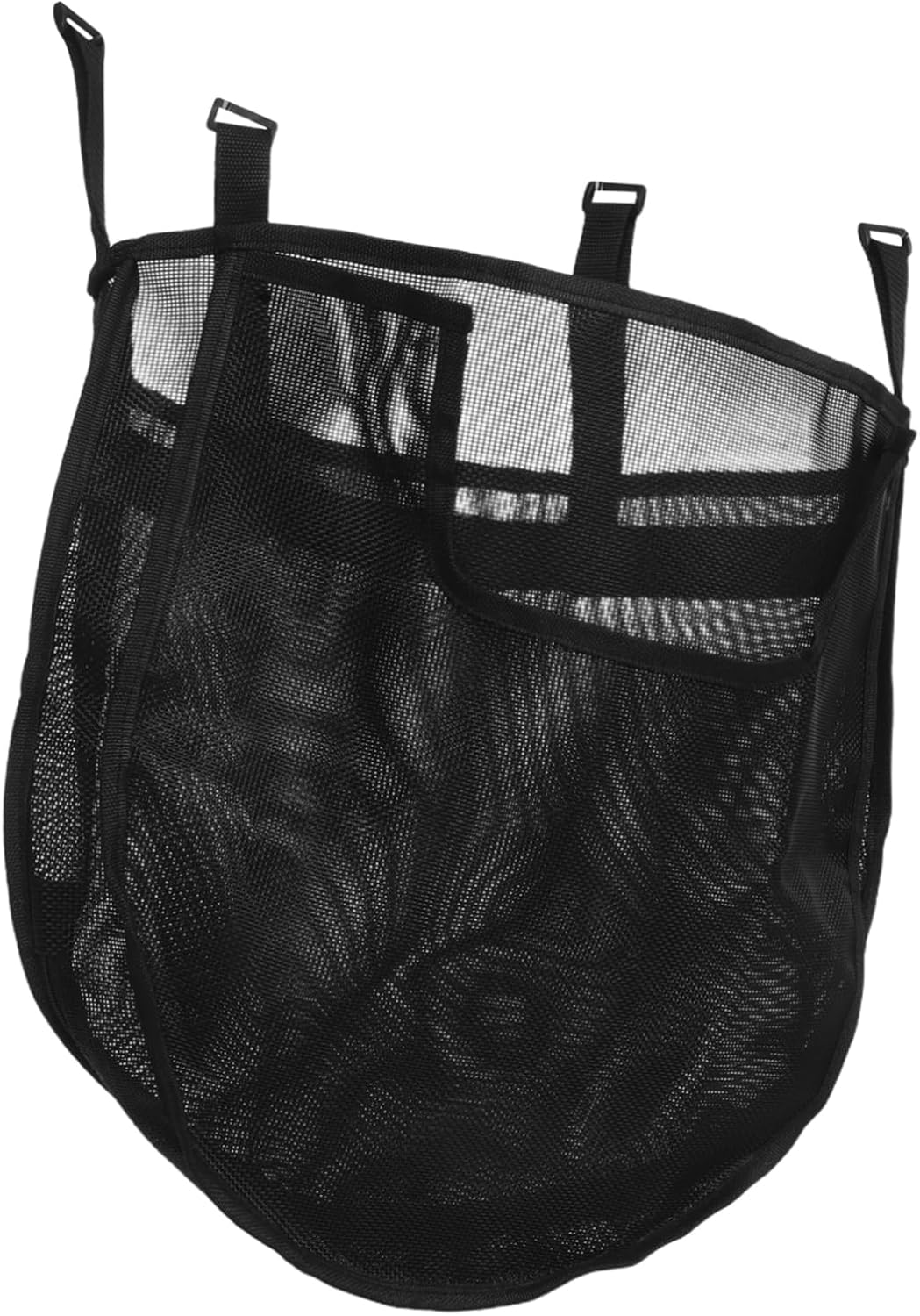 WOONEKY Shower Toy Storage Bath Tub Toy Holder Nodrill Wall Mount Large Capacity Mesh Bag for Boys and Girls Families