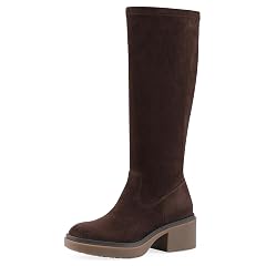 White Mountain Womens Marcella Block Heel Tall Shaft Boot